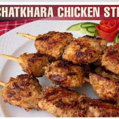 Chicken Chatkhara Stick boti A picture of Chicken Chatkhara Stick boti.