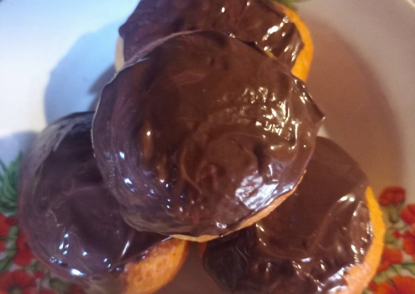 Donat bomboloni isi coklat lumer