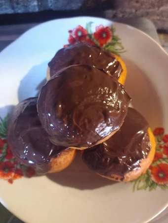 Cara Sederhana Membikin Resep  Donat bomboloni isi coklat lumer yang Lezat, Bikin Ketagihan