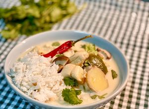 Foto principal de Sopa de coco y pollo thai