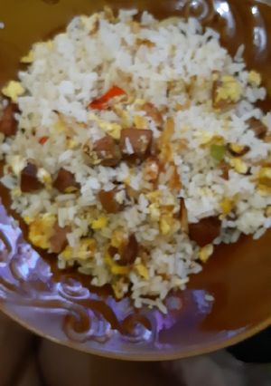 Foto resep Nasi goreng telor sosis sapi