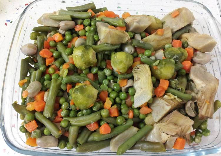 Como cocinar verduras congeladas al vapor