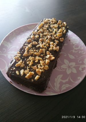 Una foto de Torta de Chocolate y Nuez sin Azúcar y con Harina de Avena