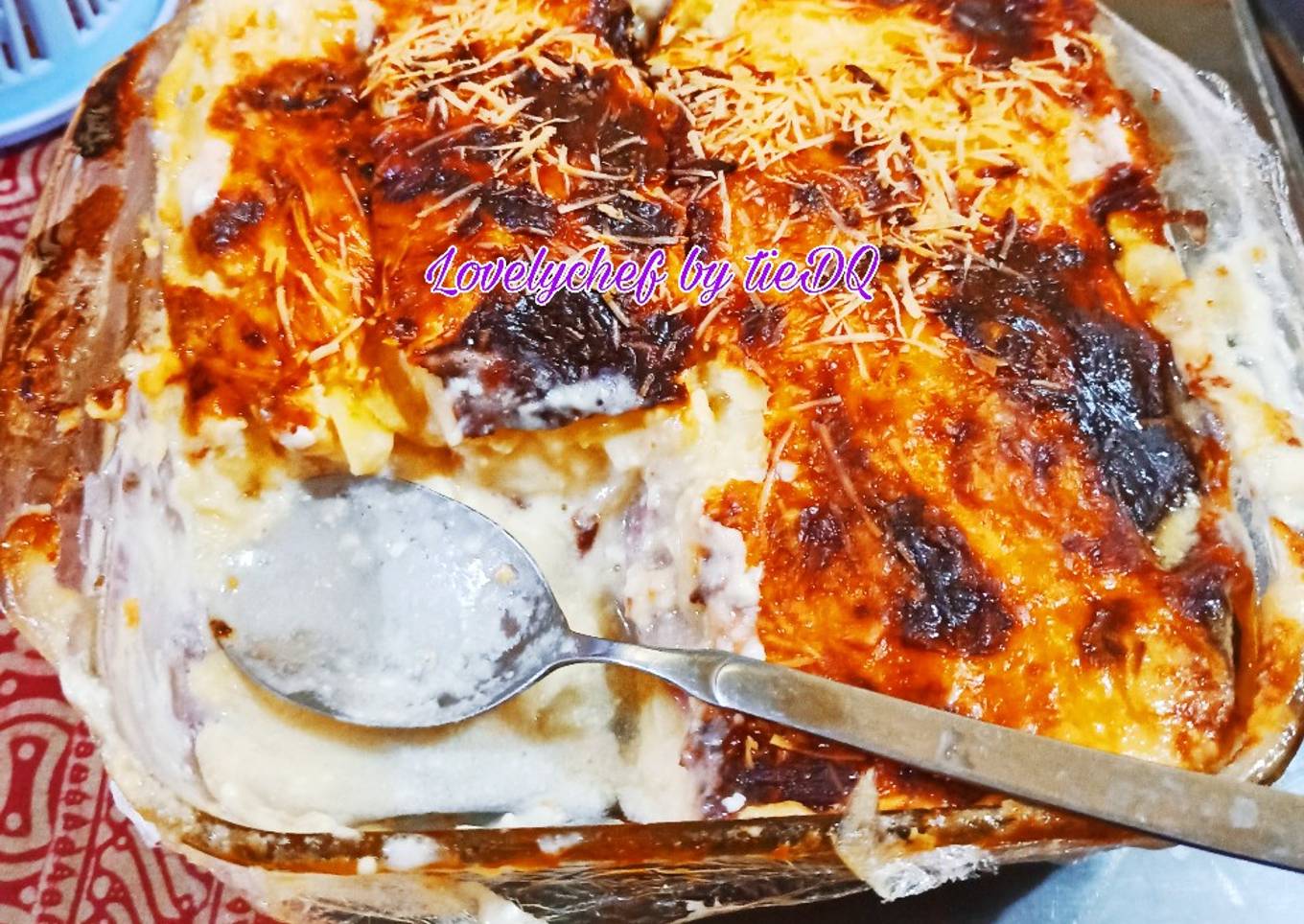 POTATO AU GRATIN W/SMOKE BEEF