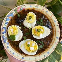 A picture of Dhaba Style Egg Curry.