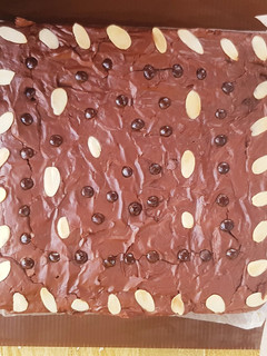Foto resep Fudgy Brownies Kacang Almond
