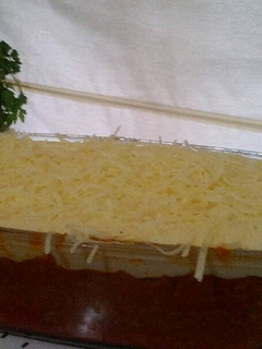 Una foto de Lasaña a la boloñesa de ternera