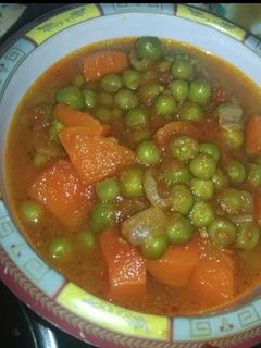 صورة لوصفة بسله (بازيلا) بالجزر