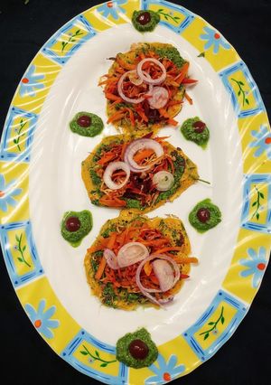મેથી ગાર્લિક પુડલા બાઈટ (Methi Garlic Pudla Bite Recipe In Gujarati) રેસીપી મુખ્ય ફોટો