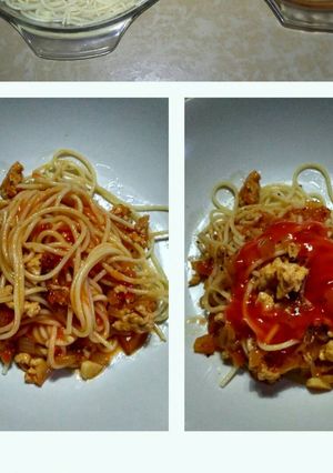 Foto resep Spaghetti La Fonte Saus Bolognese