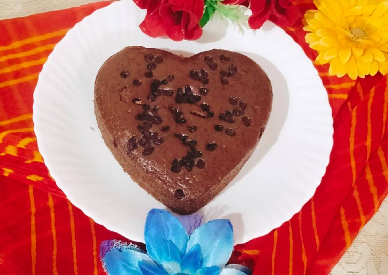 Christmas special Banana chocolate cake