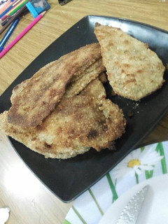 Una foto de Milanesas de berenjenas