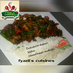A picture of Tangerine stir fry (free online class).