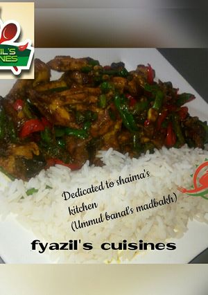 A picture of Tangerine stir fry (free online class).