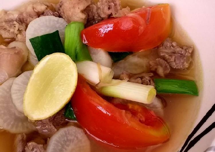 Cara Gampang Membuat Soto daging lobak bandung yang Sempurna