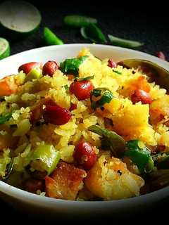 A picture of Kanda Poha.