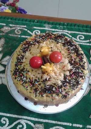 Foto resep Bolu manis pikachu