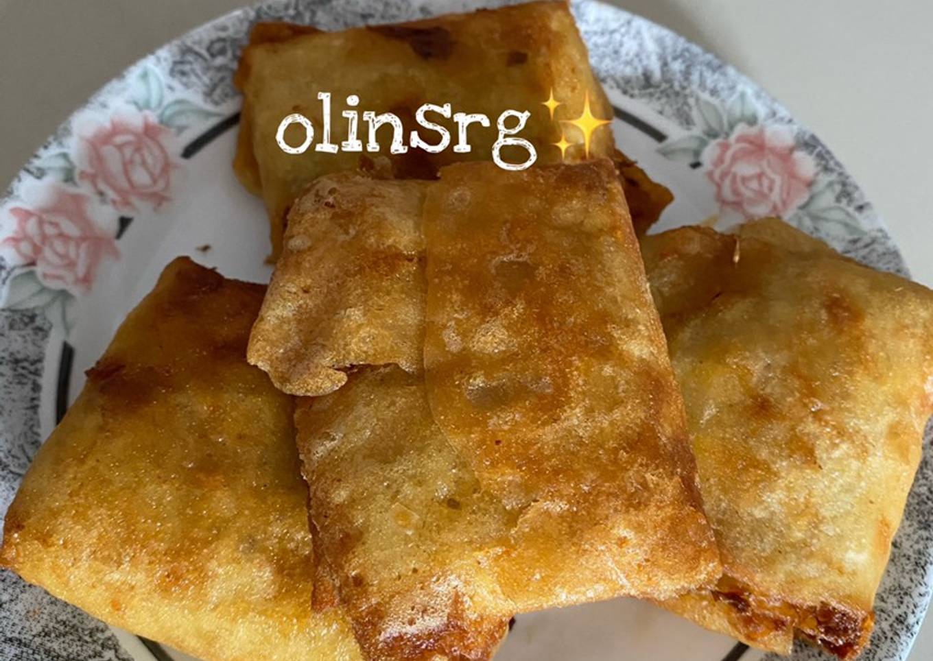 Martabak telur kulit lumpia kriuk - resep kuliner nusantara