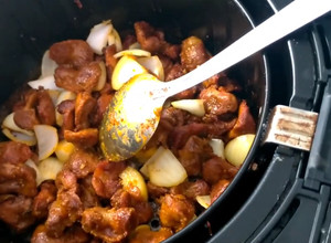 Foto de Petisco de moela de frango na Airfryer