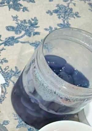 Foto resep Kolang Kaling bunga telang
