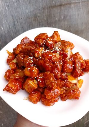 Foto resep Tempe tahu saus korea