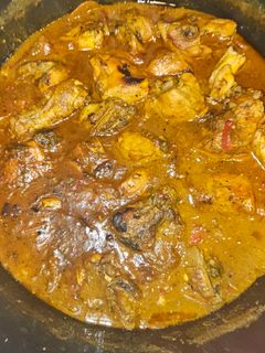 Una foto de Pollo a la cazadora (mi versión)