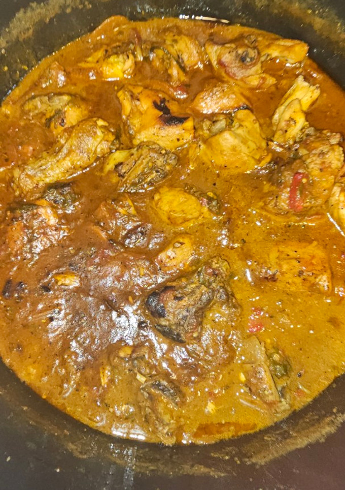 Una foto de Pollo a la cazadora (mi versión)
