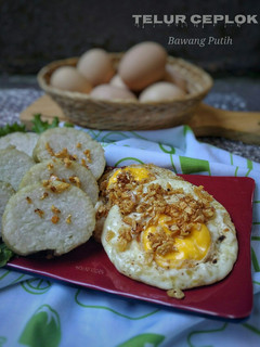 Foto resep Telur Ceplok Bawang Putih