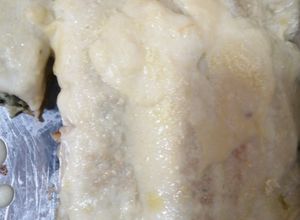 Una foto de Panqueques rellenos de acelga y champiñones