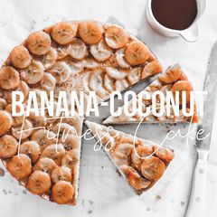 A picture of Fitness Recipe: Upside-down Banana-Coconut Cake.