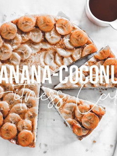 A picture of Fitness Recipe: Upside-down Banana-Coconut Cake.