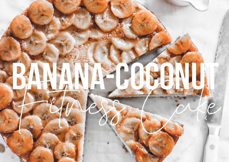 Recipe of Quick Fitness Recipe: Upside-down Banana-Coconut Cake