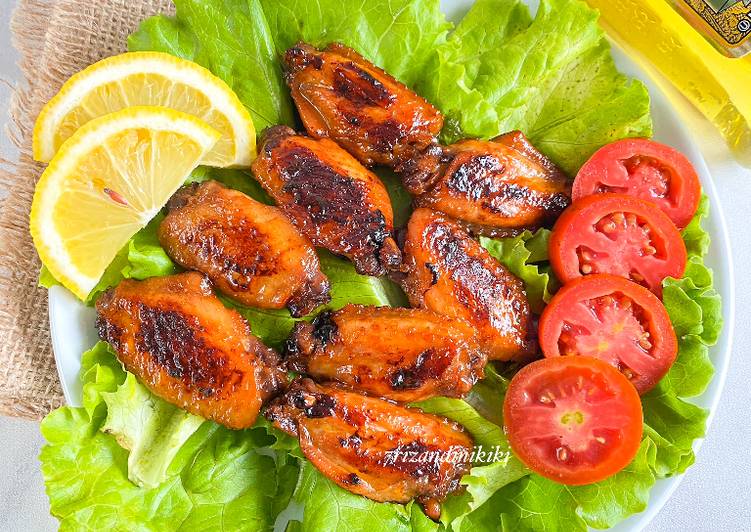 Cara ramu Sweet sour spicy chicken wings  yang Enak