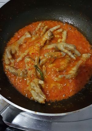 Foto resep Seblak ceker super simpel