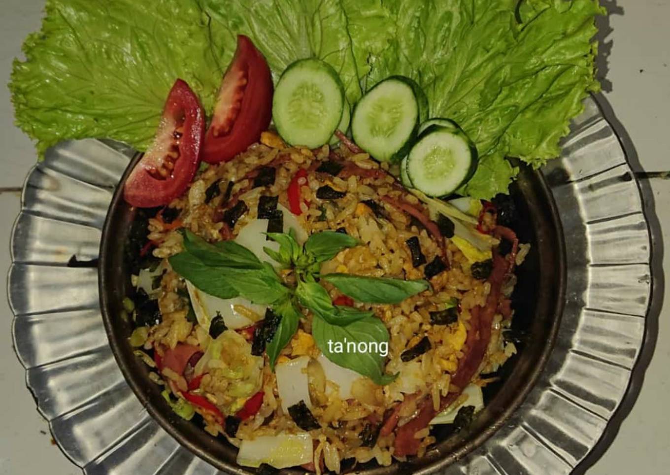 Nasi goreng pete simpel
