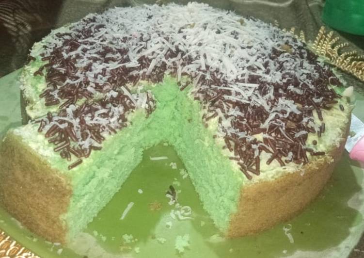 Bolu pandan lembut anti bantet