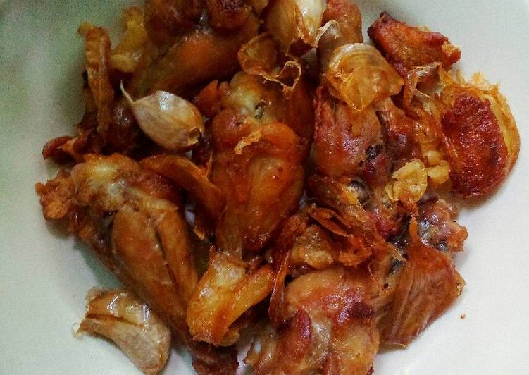 Resep Ayam Goreng Bawang Putih🍗, Lezat Sekali