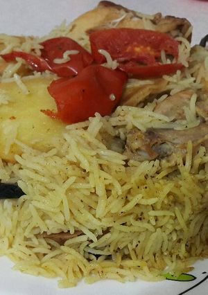 صورة لوصفة المقلوبة السوريه على طريقتي