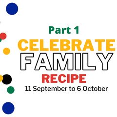 A picture of Celebrate family recipe competition.