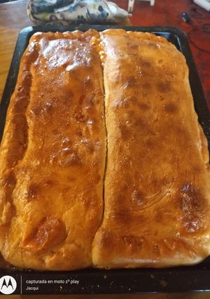 Una foto de Calzonne de pepperoni