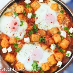 A picture of Anday fried bread khogina.