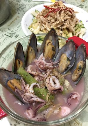 海鮮煮絲瓜 的食譜成品照片
