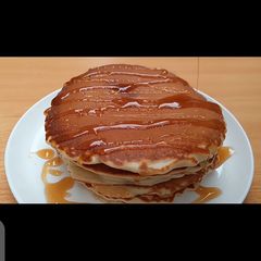 A picture of Fluffy pancakes.