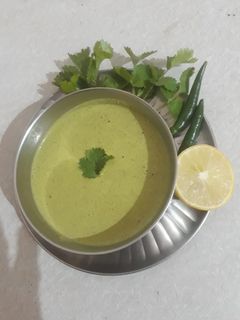 मूंगफली धनिया चटनी (moongfali dhaniya chutney recipe in Hindi) रेसिपी मुख्य फोटो