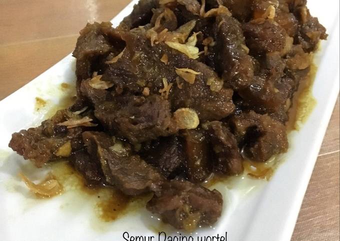 Semur Daging dan Wortel