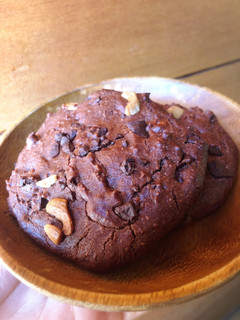 A picture of Vegan Gluten free chocolate cookies.