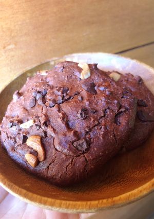 A picture of Vegan Gluten free chocolate cookies.