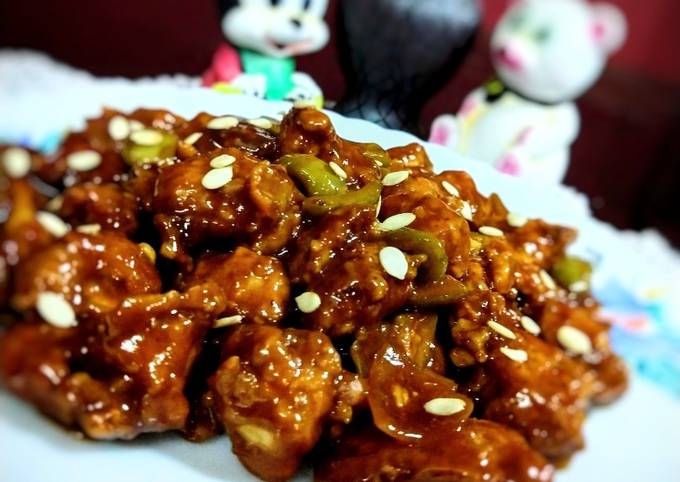 Recipe of Favorite Spicy Honey Garlic Chicken