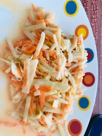 Manera fácil Hacer Ensalada coleslaw  que Delicioso