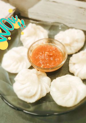 A picture of Manchurian Momos.
